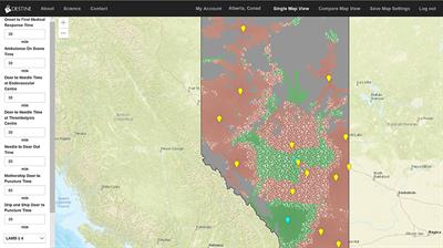 Testing the Usability of a Software for Geospatial and Transport Modeling in Acute Stroke Service Planning